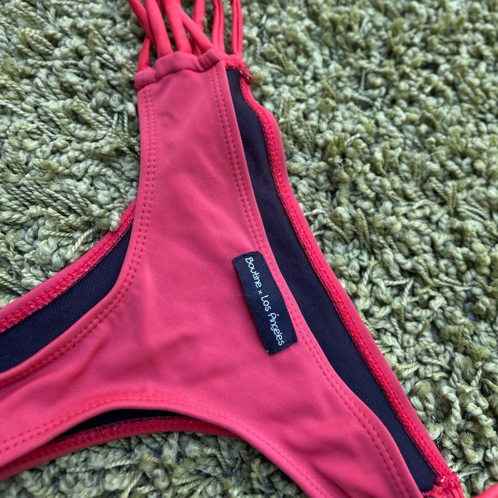 Boutine x Los Angeles - Small - Brick Red Thong Bikini bottom